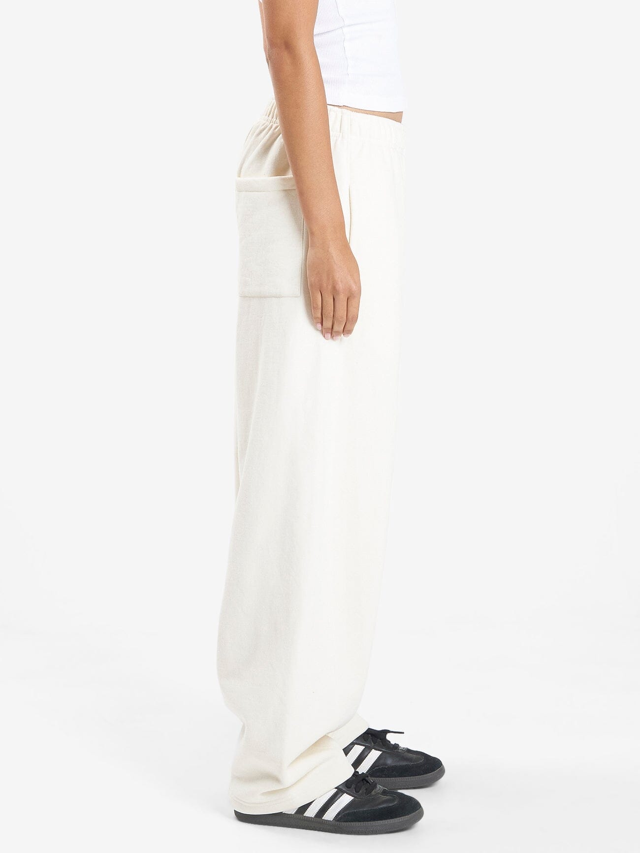 Signature Track Pant - Heritage White 4