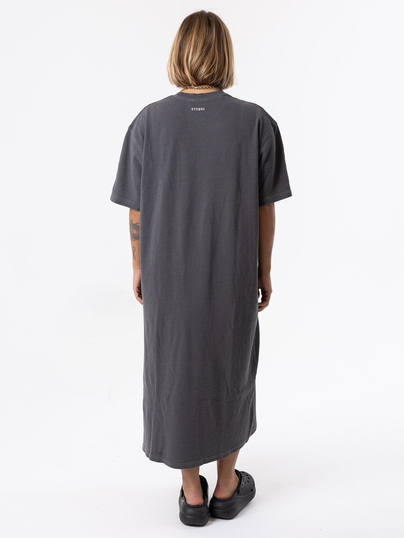 Oversized Tee Dress - Washed Black | Thrills Co. | Thrills Co. Oversized Tee Dress - Washed Black | Thrills Co. | Thrills Co.