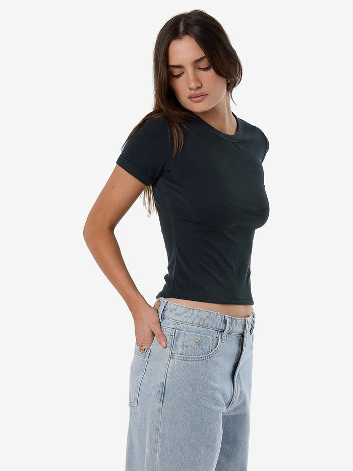 TC Micro Rib Tee - Shadow