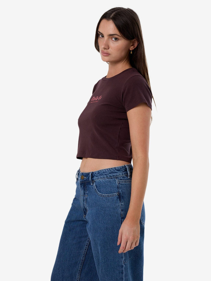 Lighten Up Mini Tee - Deep Plum 4