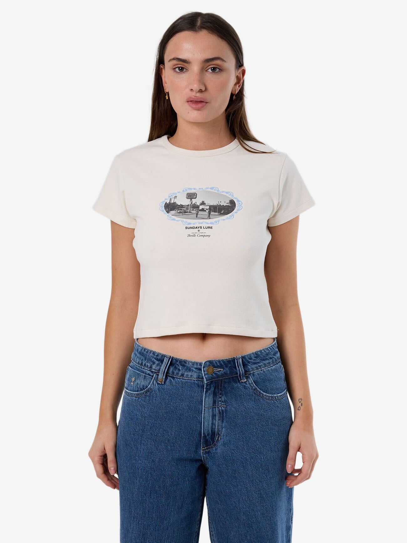Sundays Lure Mini Tee - Heritage White