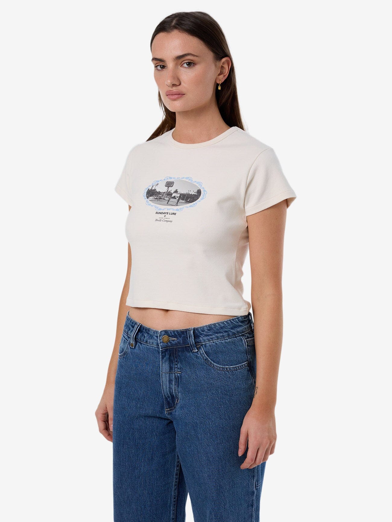 Sundays Lure Mini Tee - Heritage White