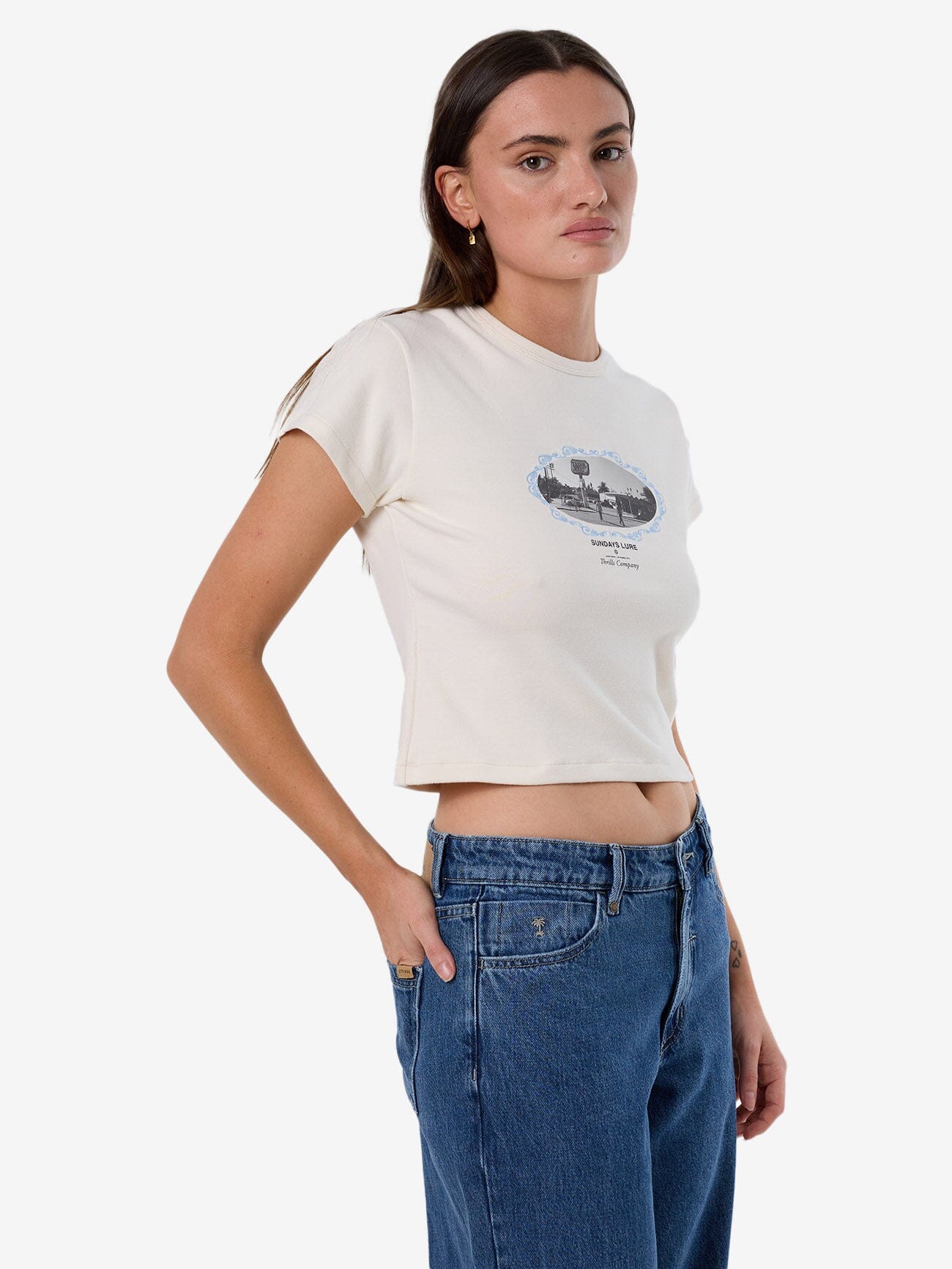 Sundays Lure Mini Tee - Heritage White