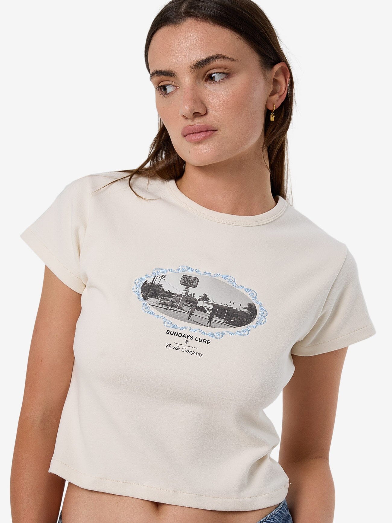Sundays Lure Mini Tee - Heritage White