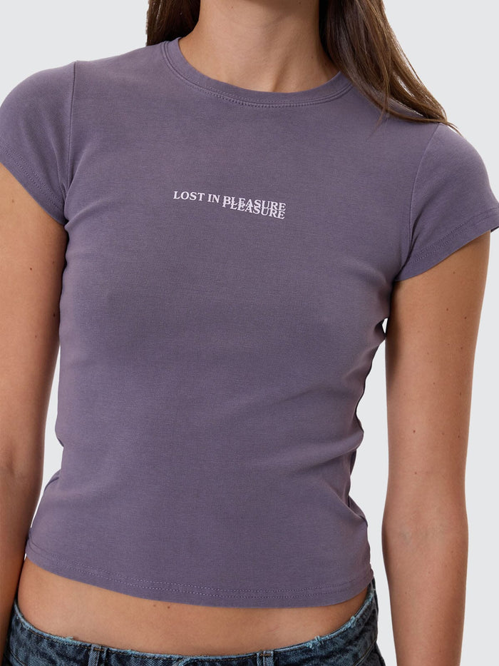 Do Not Limit Your Mind Club Tee - Purple Ash 4