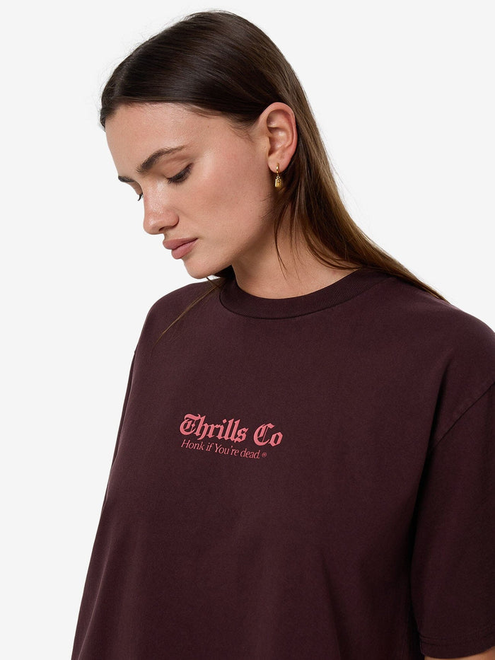 Lighten Up Square Tee - Deep Plum 4