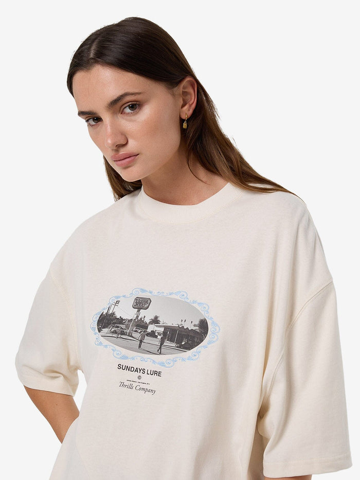 Sundays Lure Oversized Tee - Heritage White 4