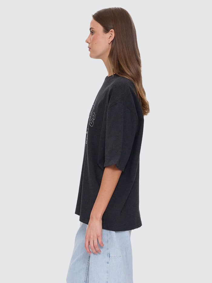 Legacy Oversized Tee - Black Marle 4