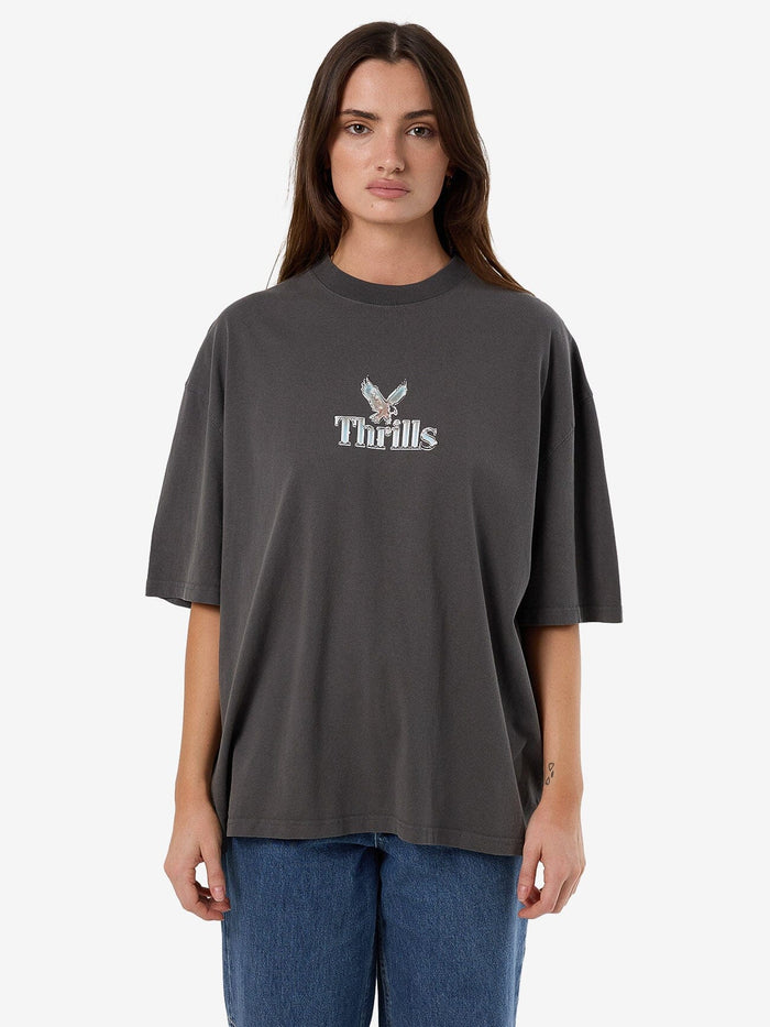 Strength And Glory Oversized Tee - Merch Black