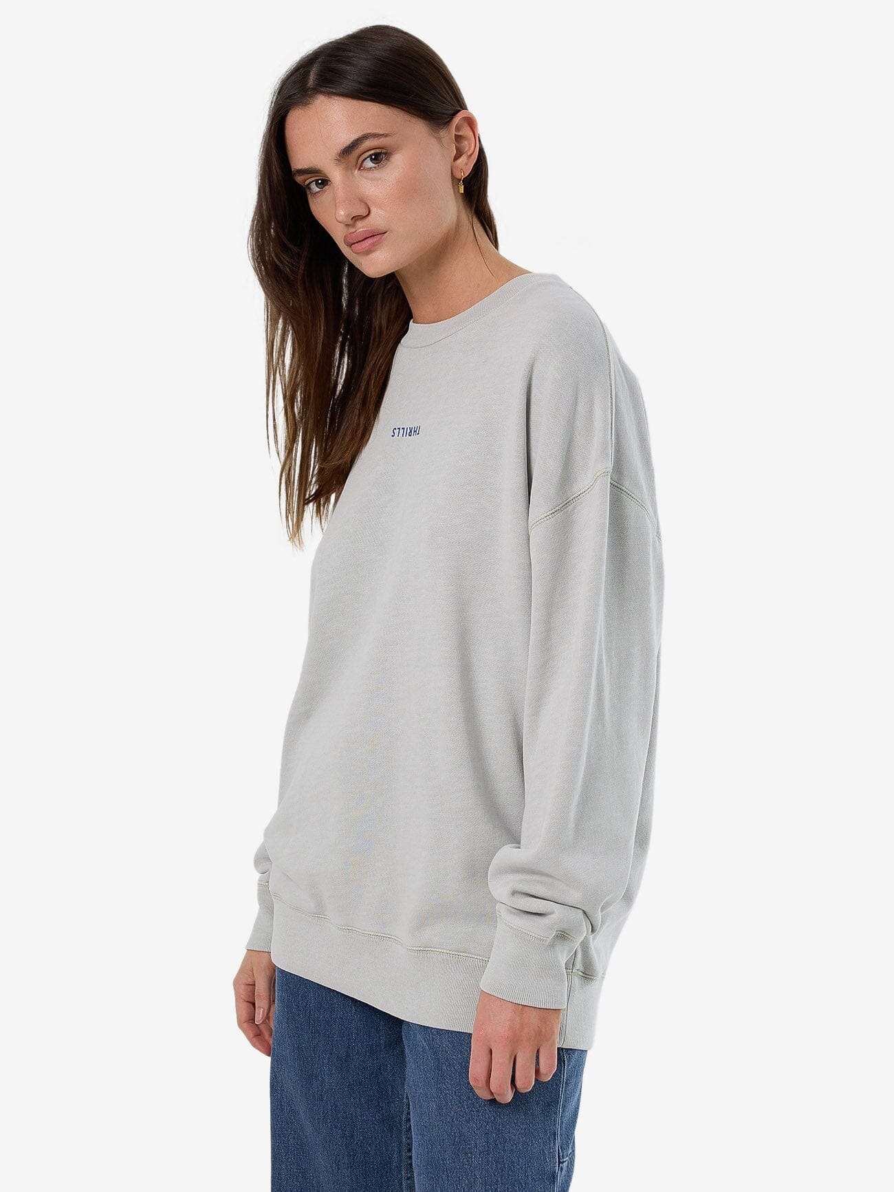 Minimal Thrills Slouch Crew - Meadow Mist 4
