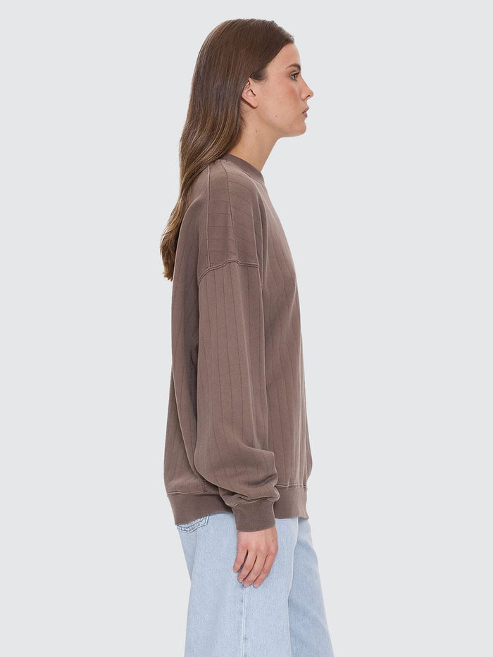 Thrills Workwear Rib Cocoon Panel Crew - Falcon 4