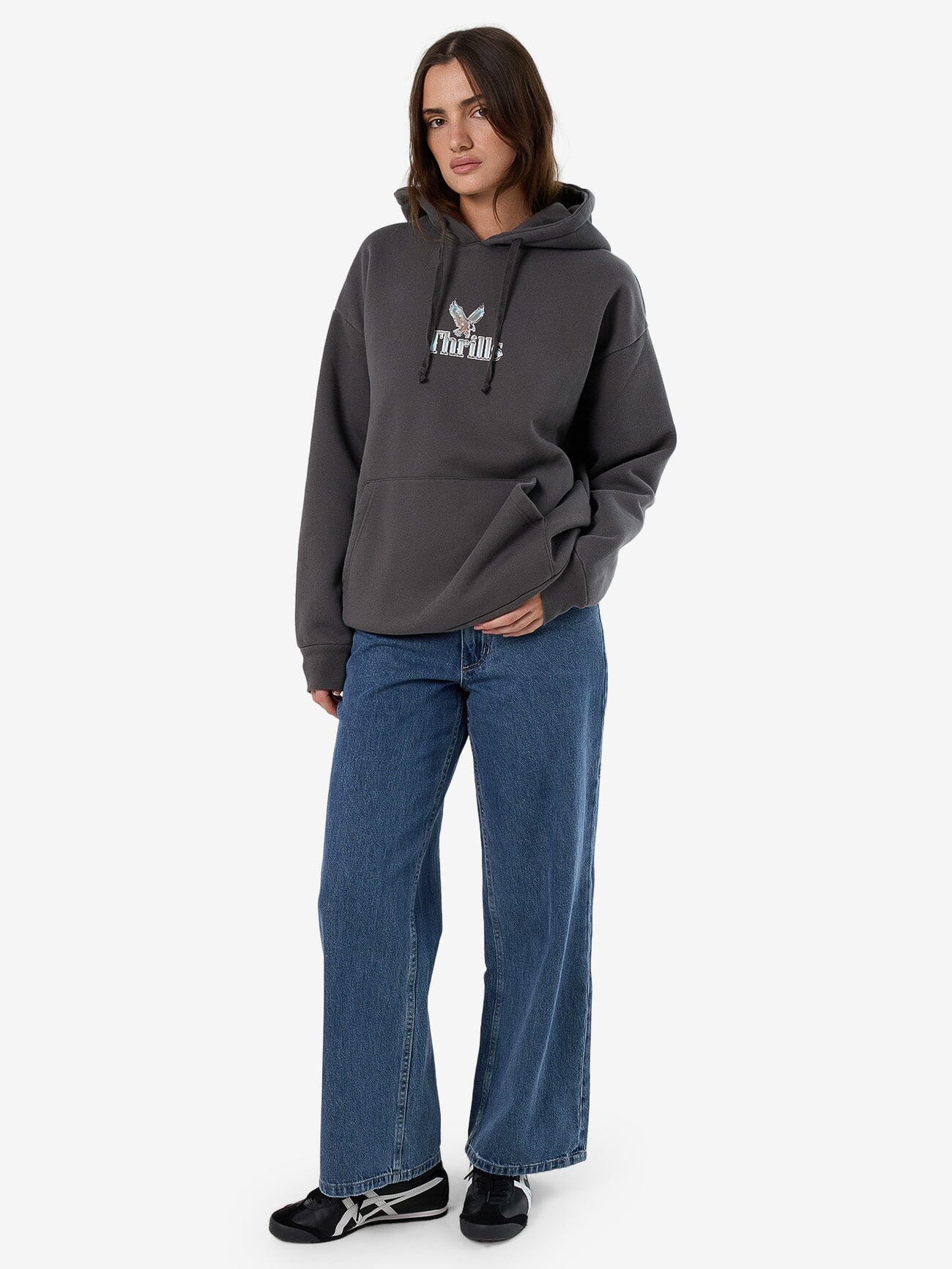Strength And Glory Slouch Hood - Merch Black