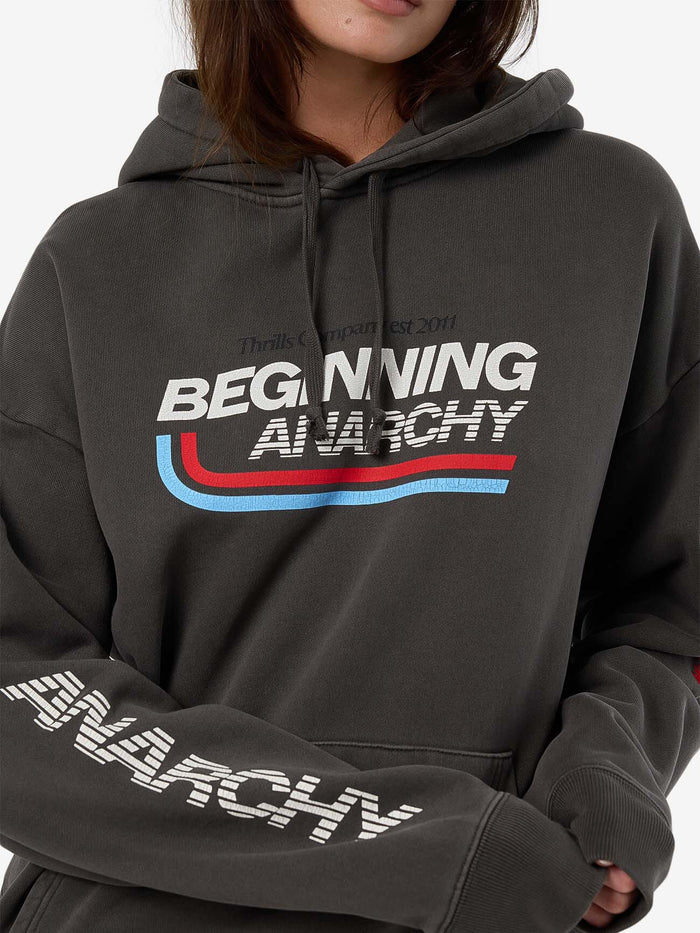Beginning Anarchy Slouch Hood - Merch Black 4