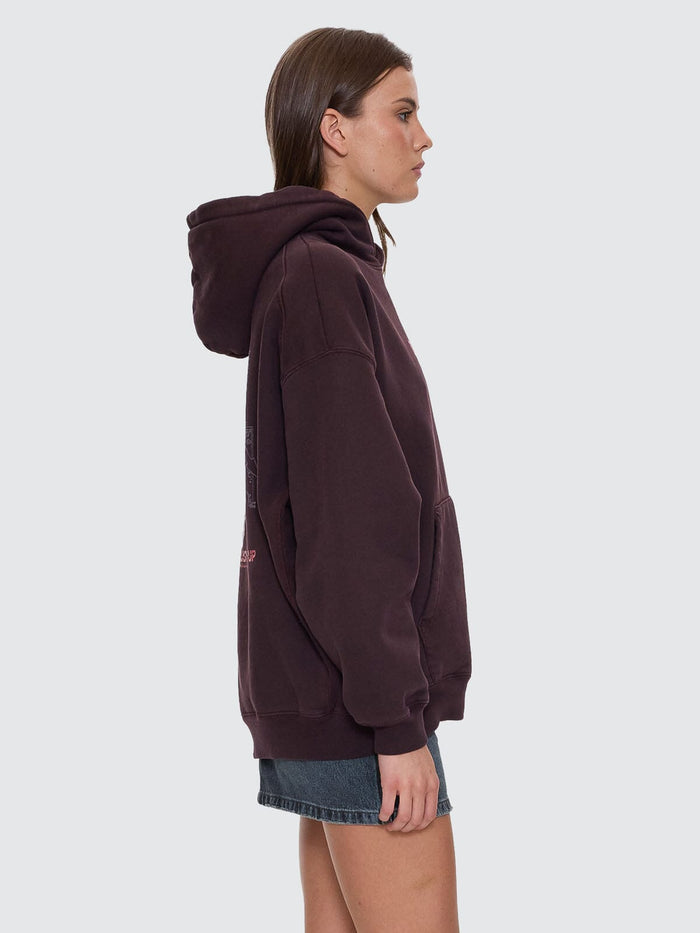 Lighten Up Cocoon Panel Hood - Deep Plum 4