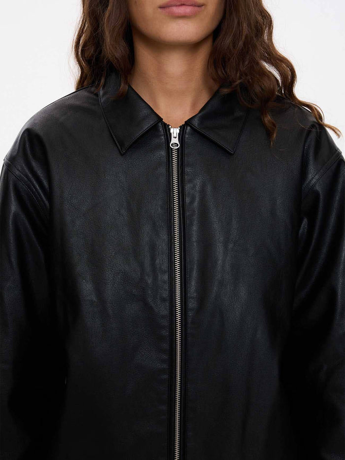 Miles Leather Jacket - Black 4