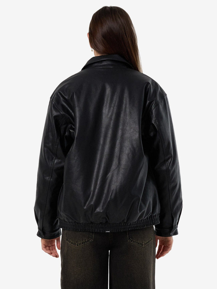 Miles Leather Jacket - Black 4