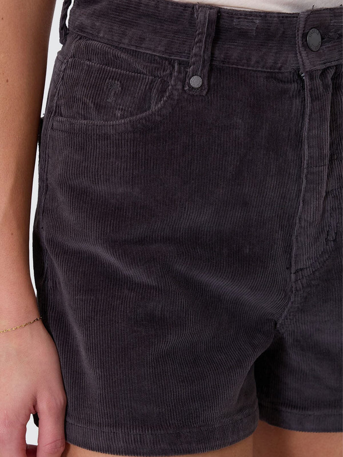 Erica Cord Short - Dark Charcoal 4