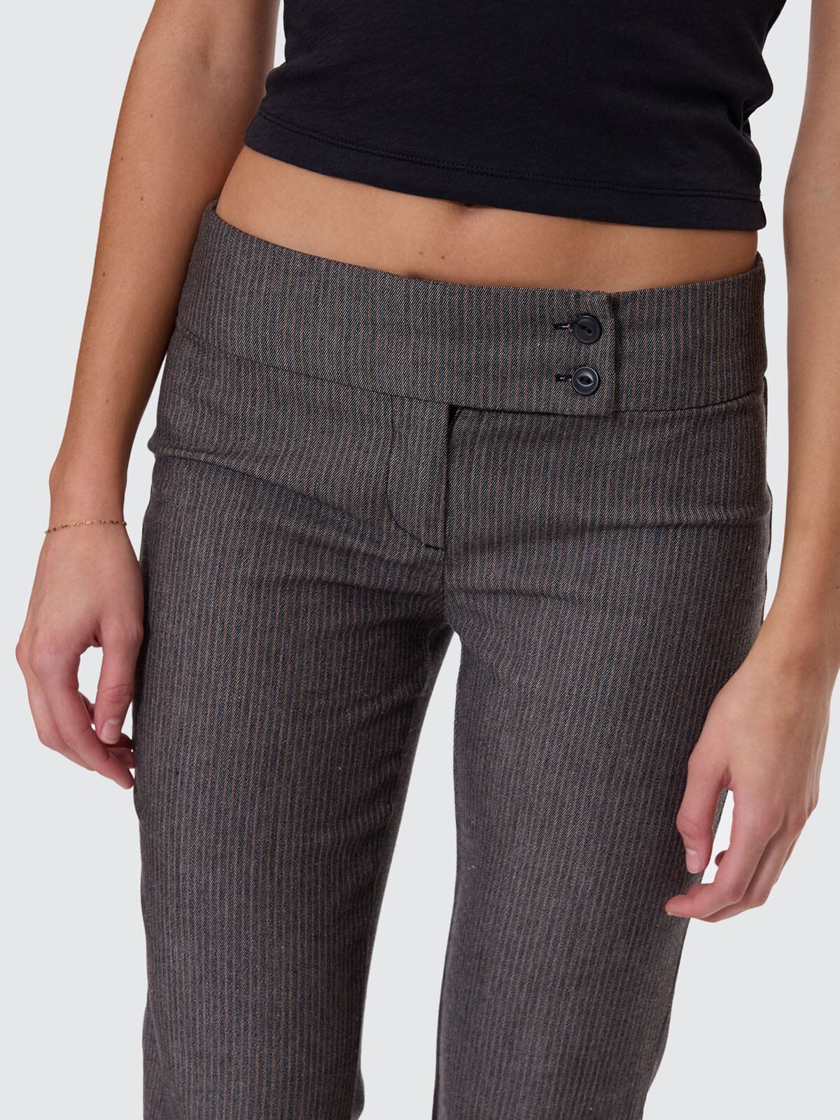 Ritual Stripe Pant - Carbon 4