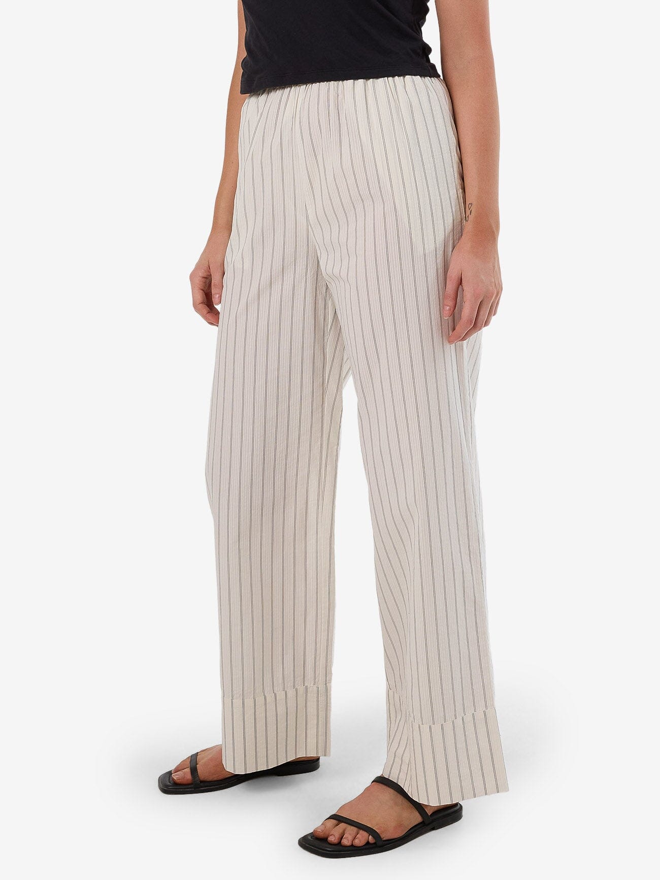 Unwind Stripe Pant - Off White 4