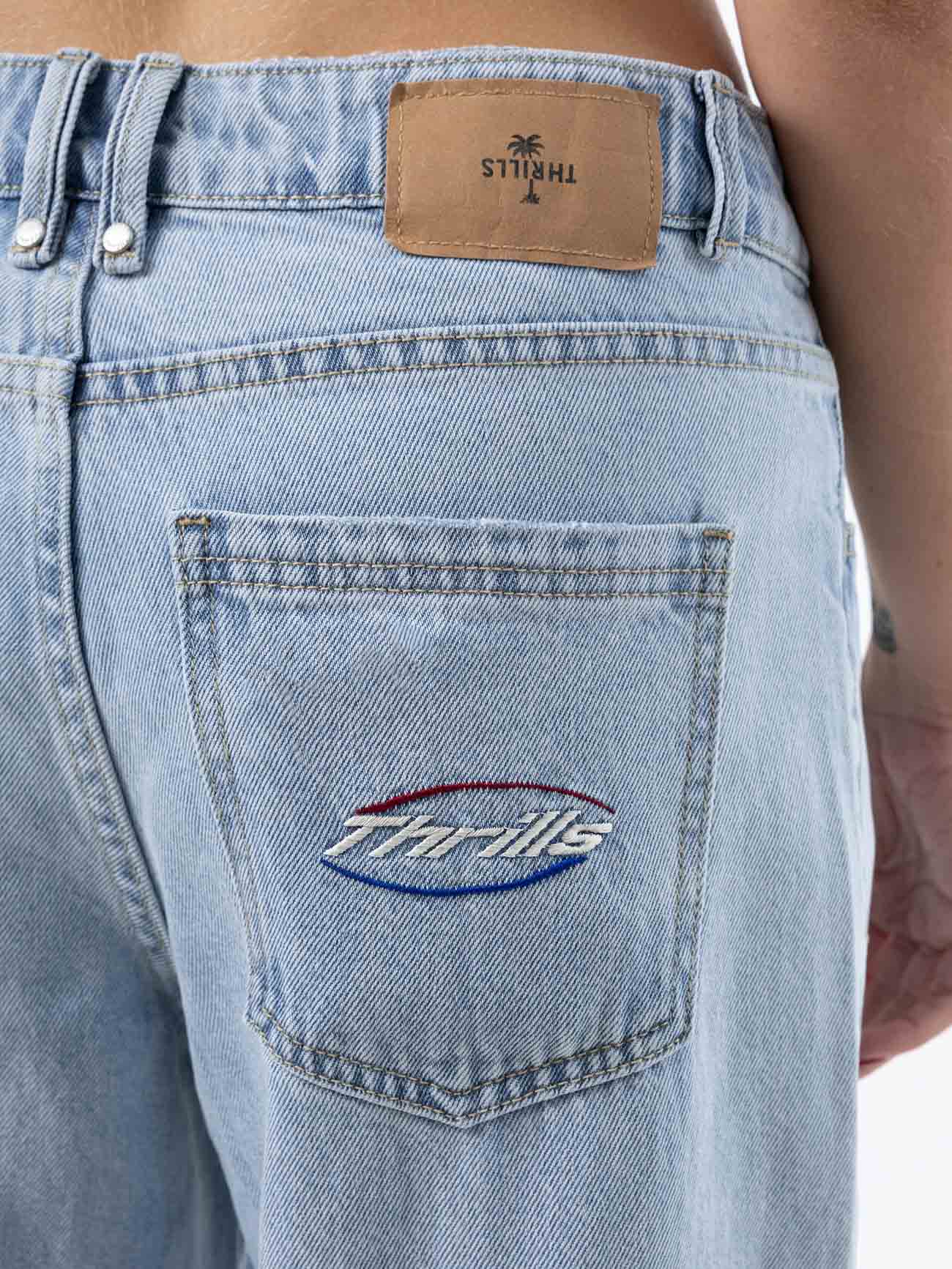 Billie Low Rise Baggy Fortune Favours Jean - Shadow Blue