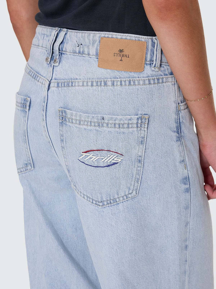 Billie Low Rise Baggy Fortune Favours Jean - Shadow Blue 4