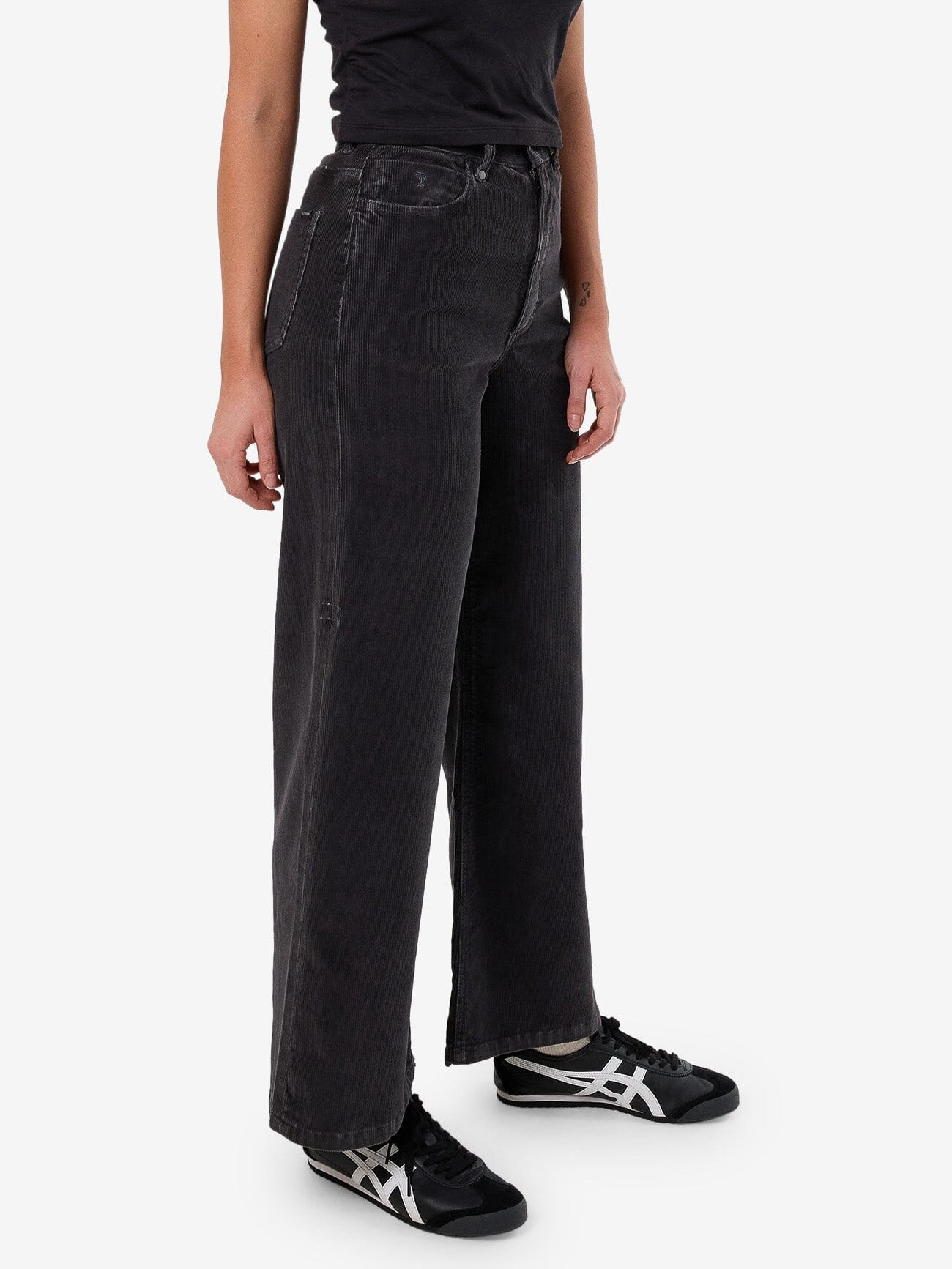 Holly Cord Pant - Dark Charcoal 4