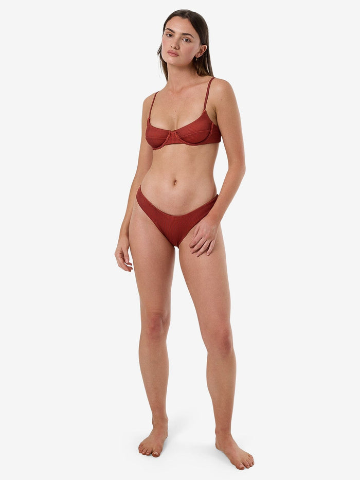 Alba Rib Underwire Bikini Top - Harissa 4
