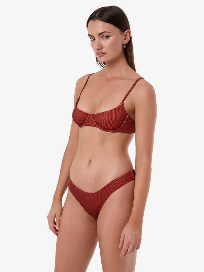 Alba Rib Classic Bikini Bottom - Harissa 4