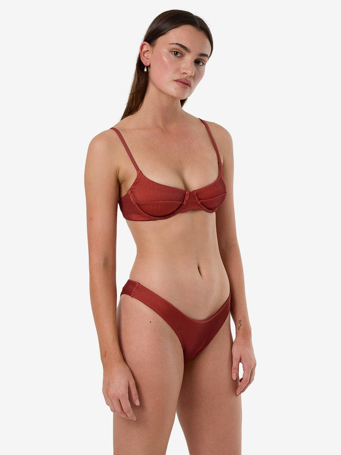 Alba Rib Classic Bikini Bottom - Harissa 4