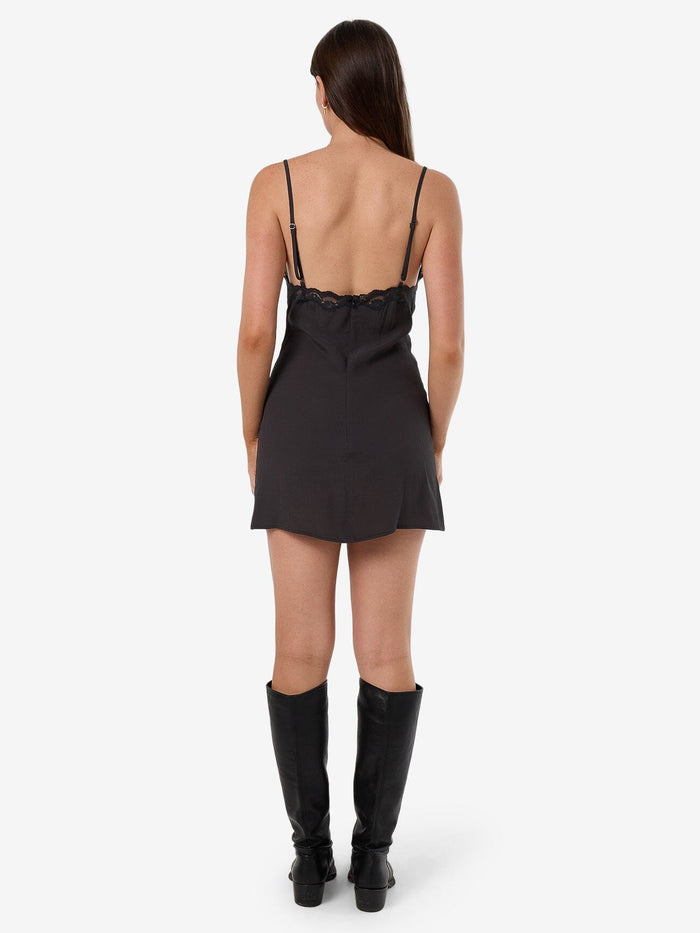 Walk Away Mini Dress - Dark Charcoal