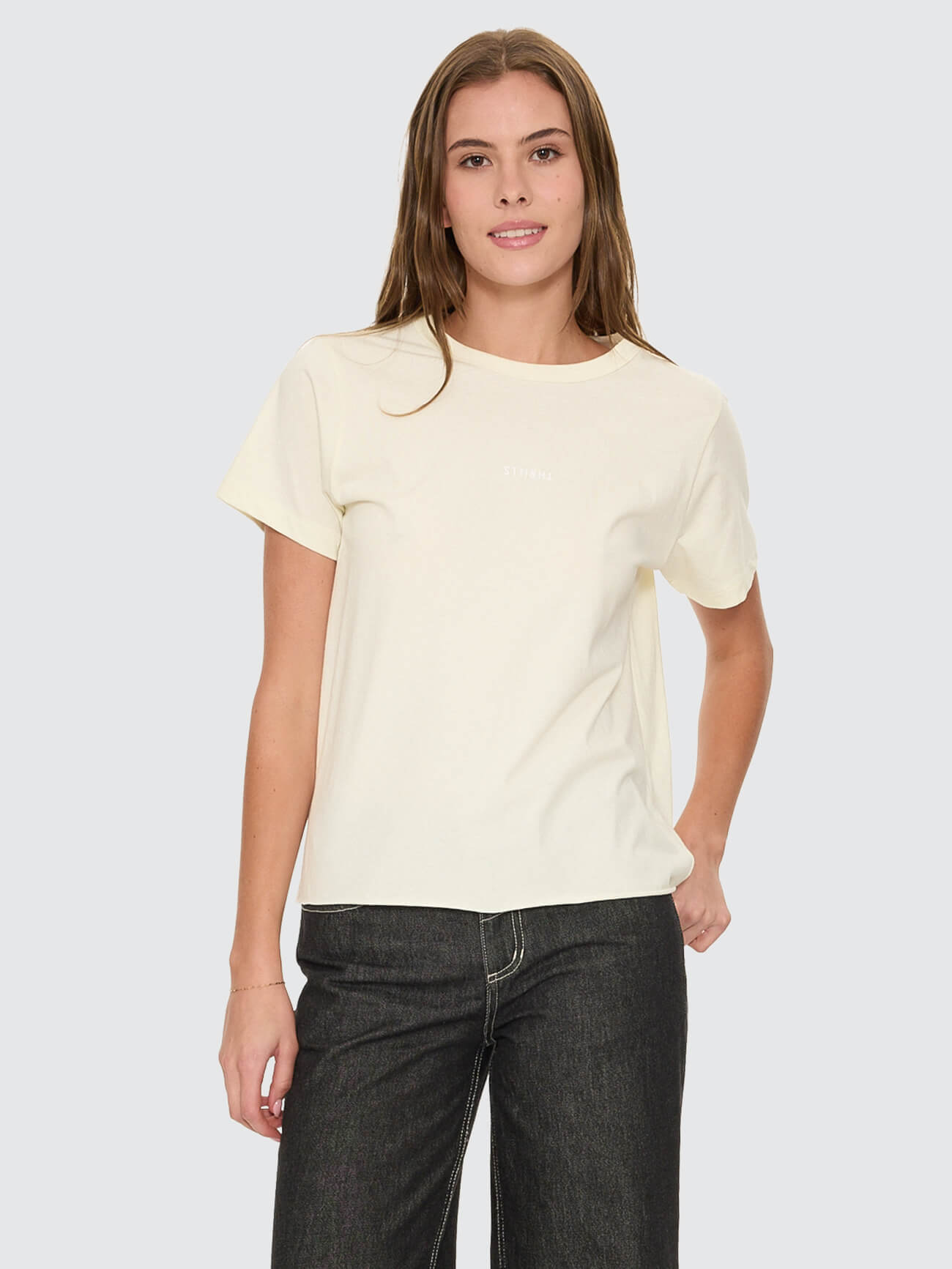 Minimal Thrills Relaxed Tee - Butter Cream 4
