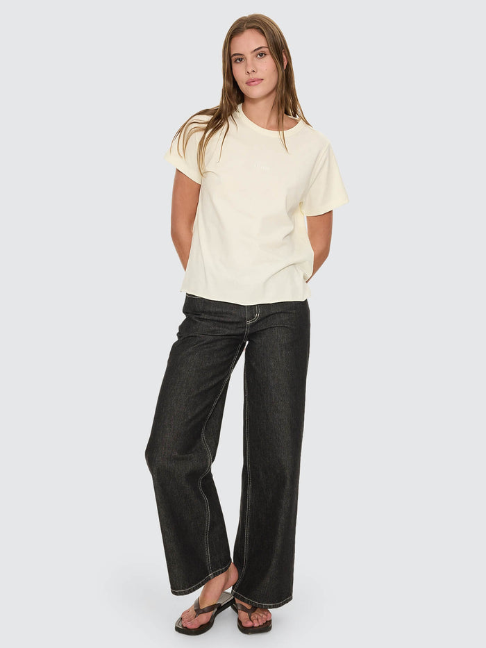 Minimal Thrills Relaxed Tee - Butter Cream 4