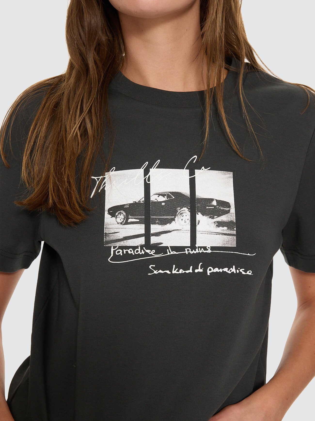 Nowhere Fast Essential Tee - Carbon