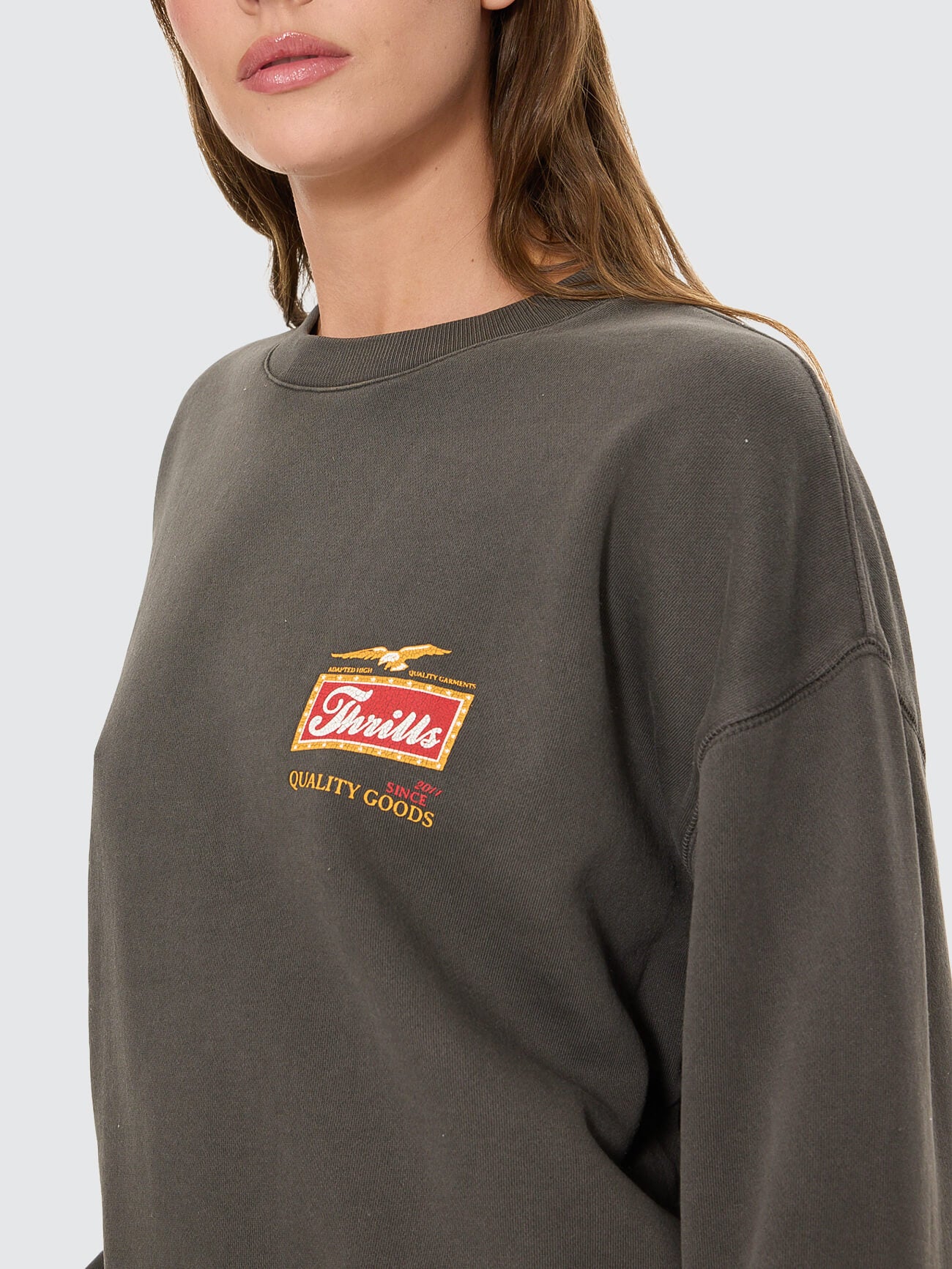 Make Em Tough Slouch Crew - Merch Black 4