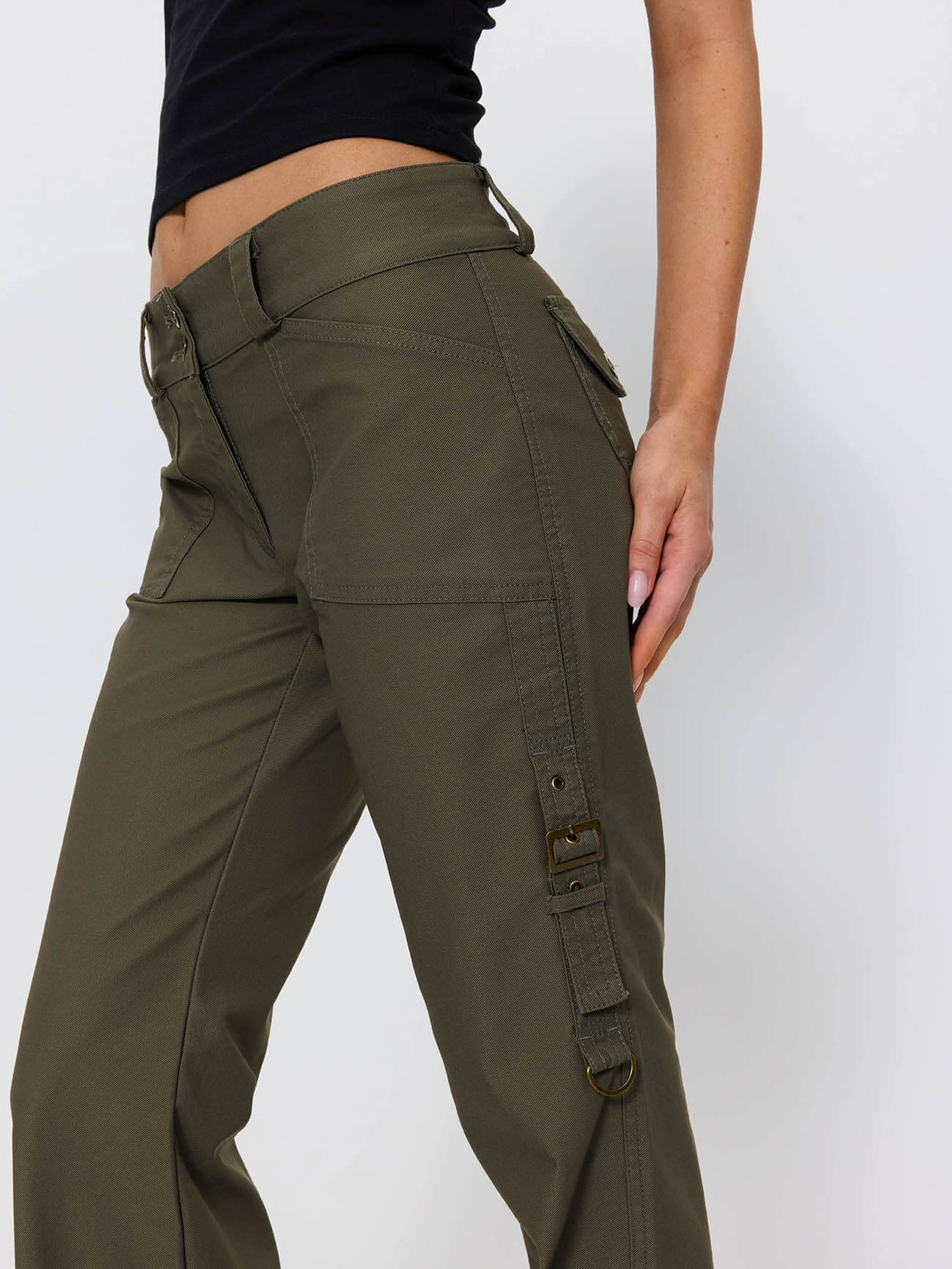 Jordana Low Rise Pant - Tarmac 4