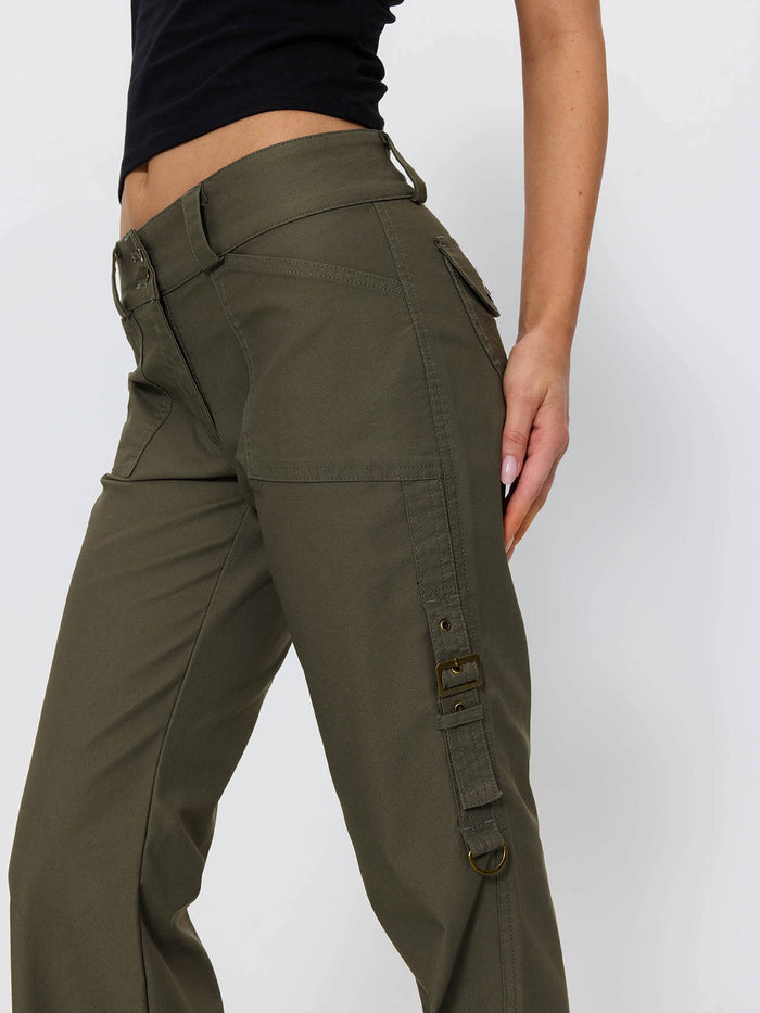 Jordana Low Rise Pant - Tarmac 4