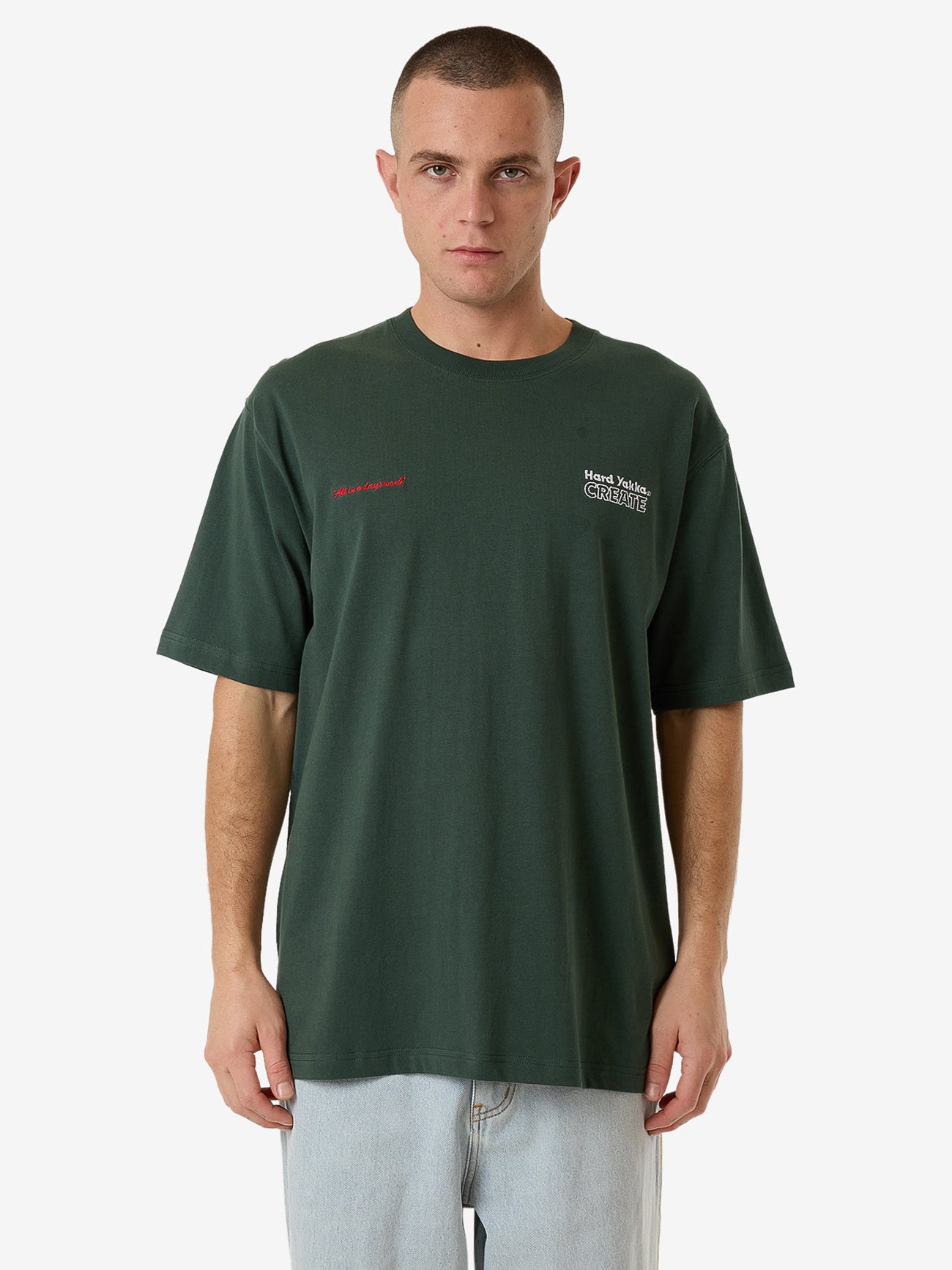 HYC Demo Oversize Fit Tee - Jungle Green