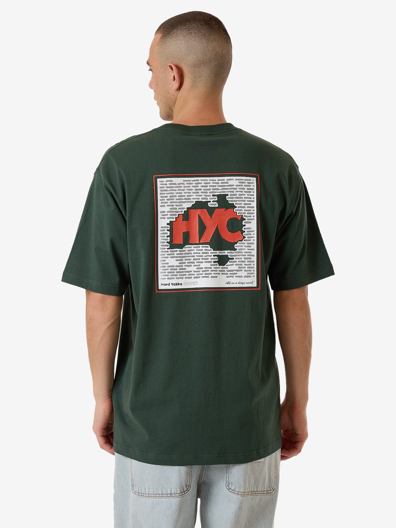 HYC Demo Oversize Fit Tee - Jungle Green