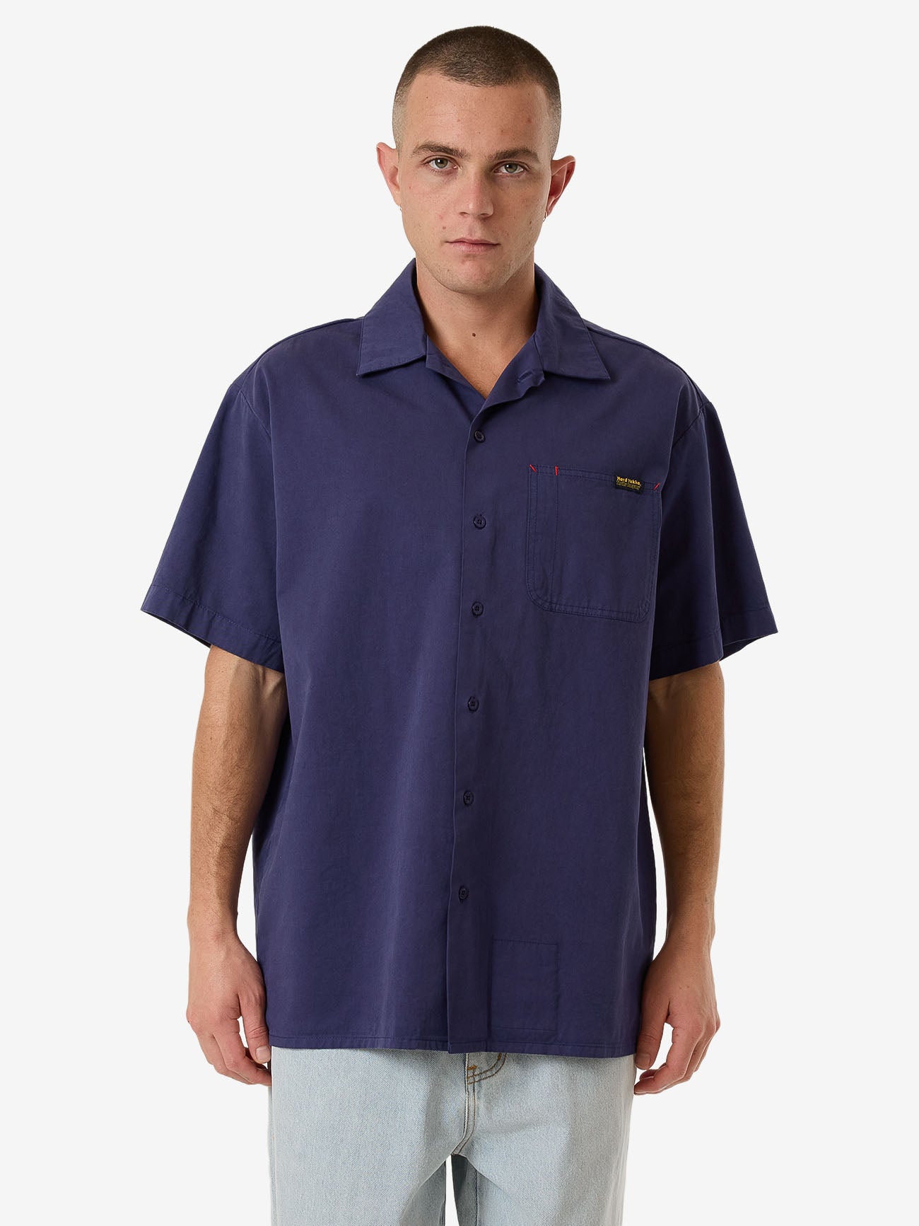 HYC Short Sleeve Utility Shirt - Yakka Blue