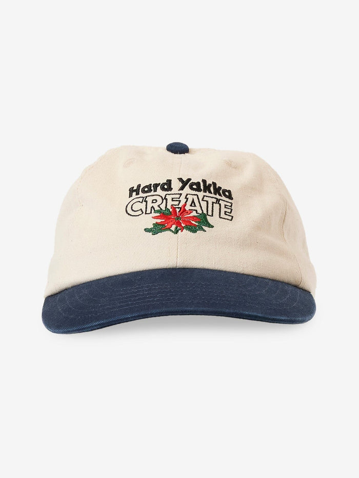 HYC Flora 6 Panel Cap - Unbleached