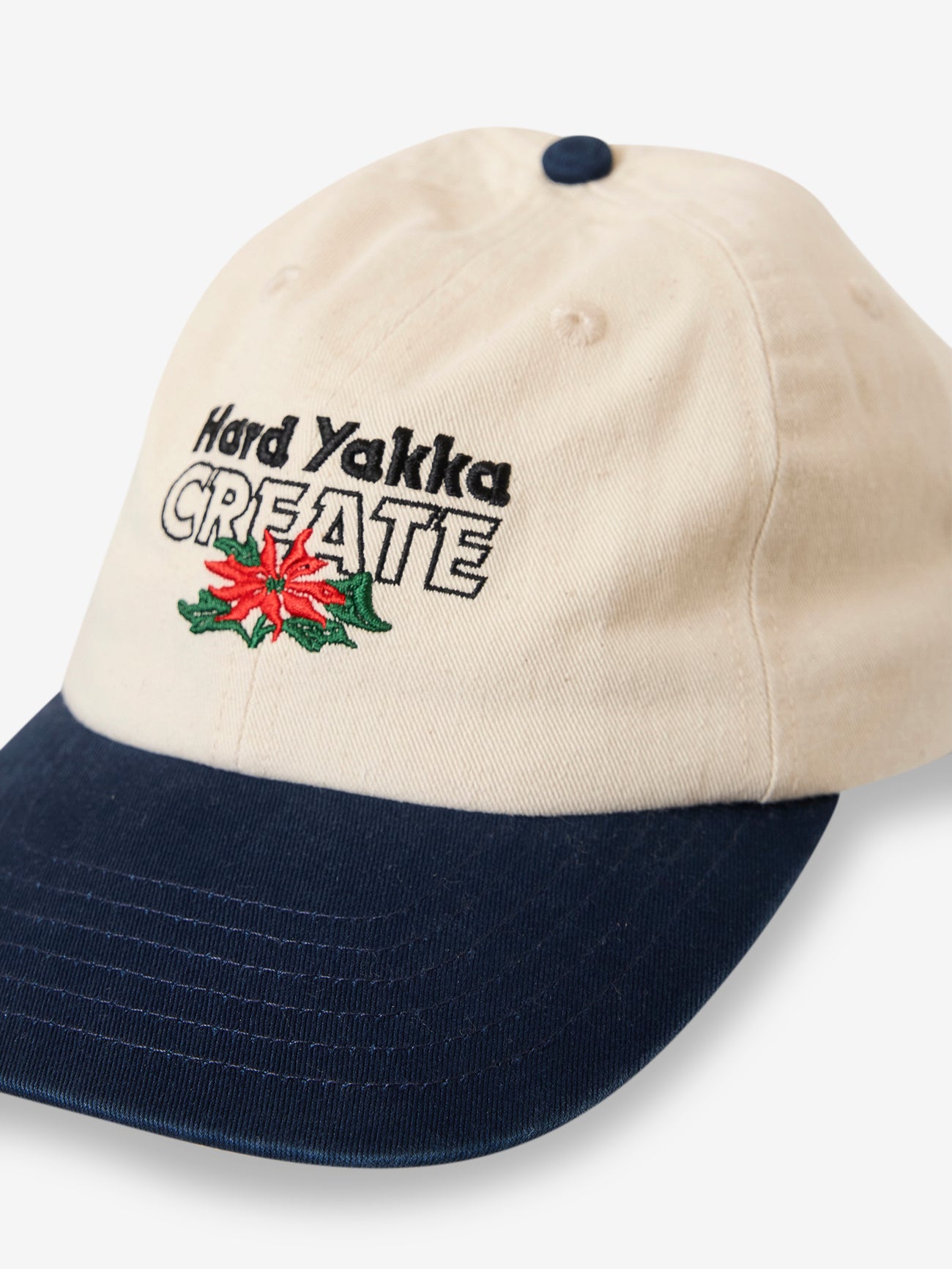 HYC Flora 6 Panel Cap - Unbleached