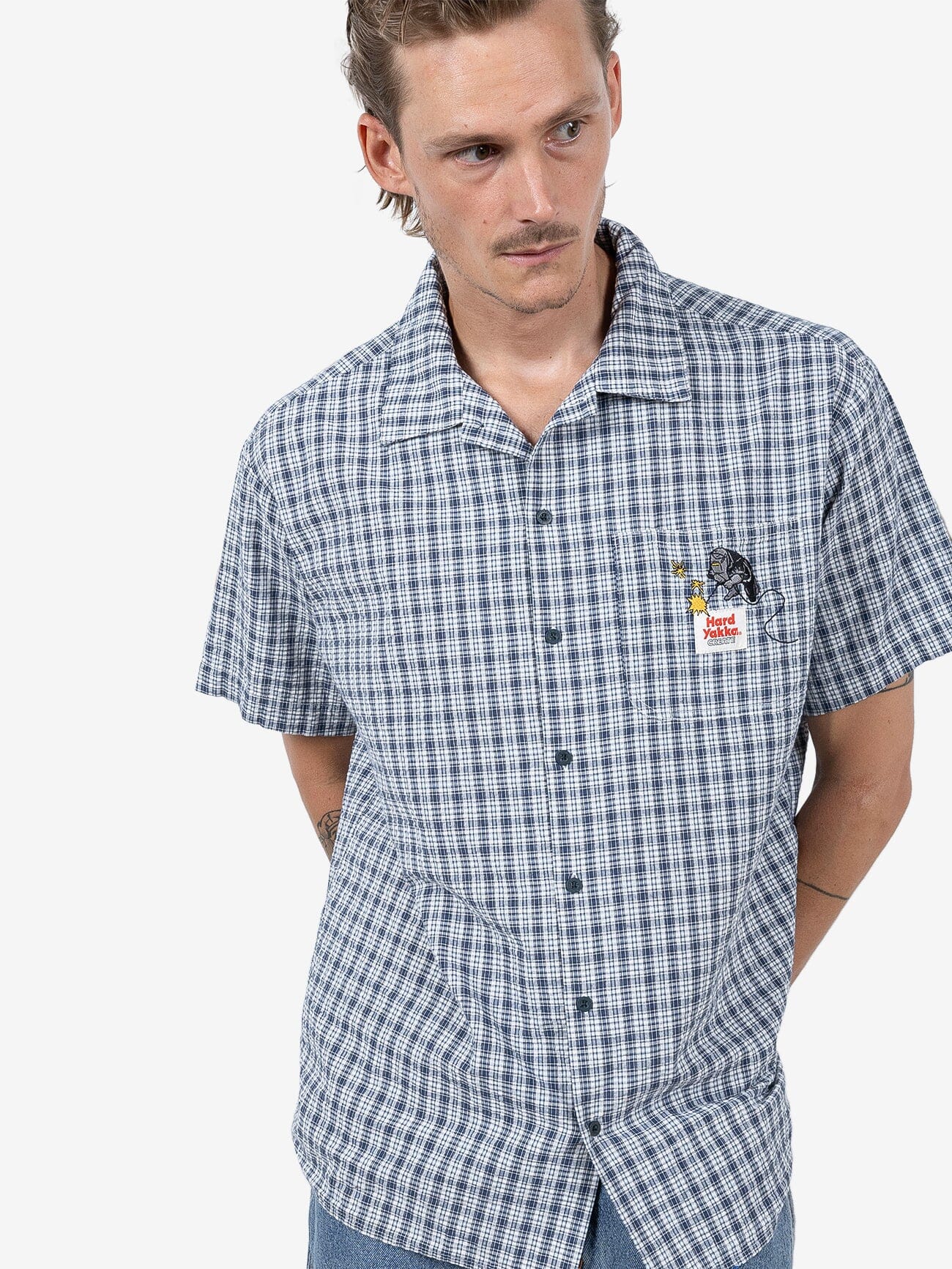 HYC Welded Short Sleeve Check Shirt - Yakka Petrol