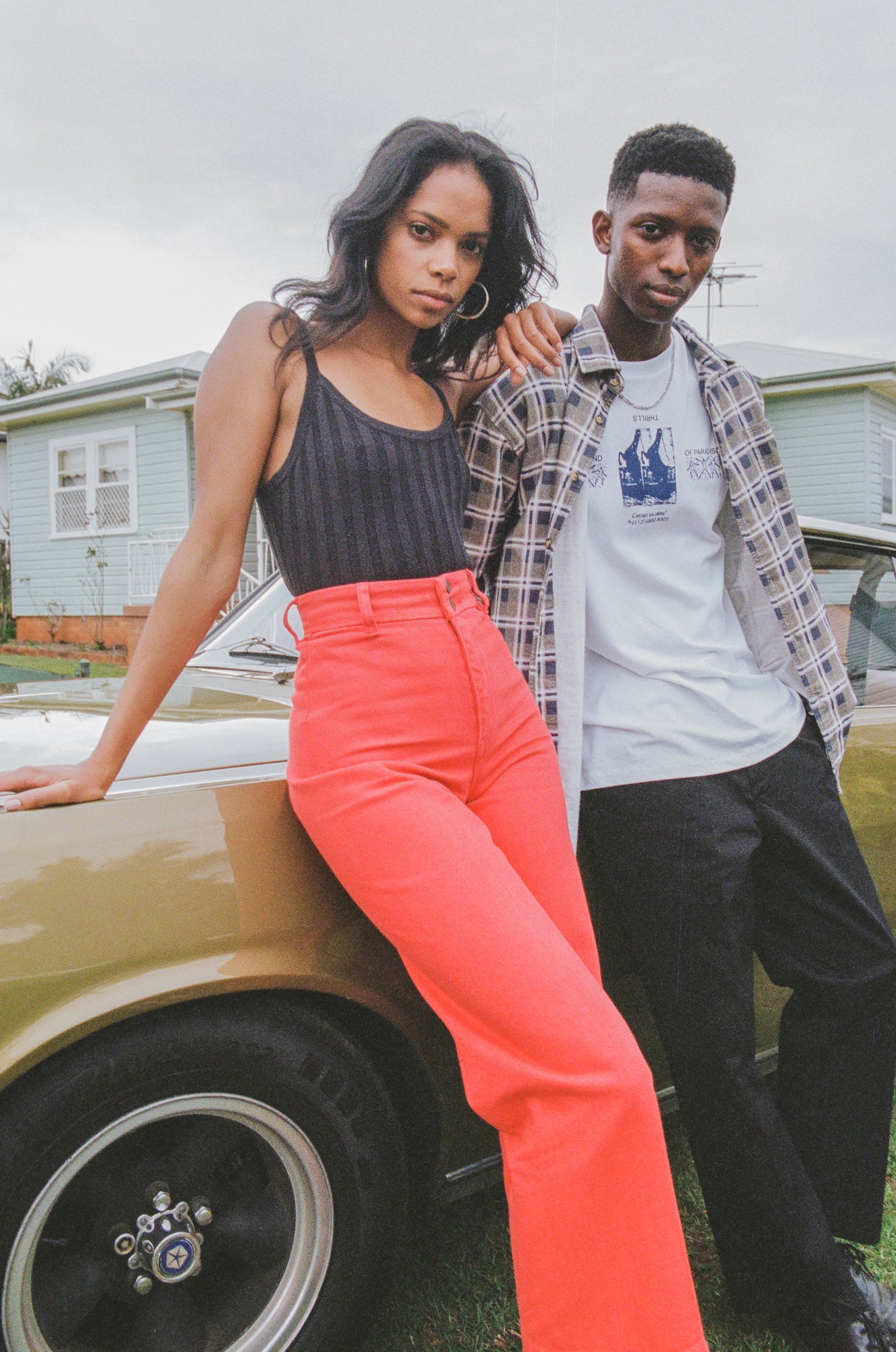 Belle Full Length Chino - Cadmium | Thrills Co.