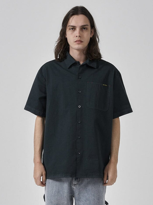 Hard Yakka x Thrills Short Sleeve Work Shirt - Yakka Green