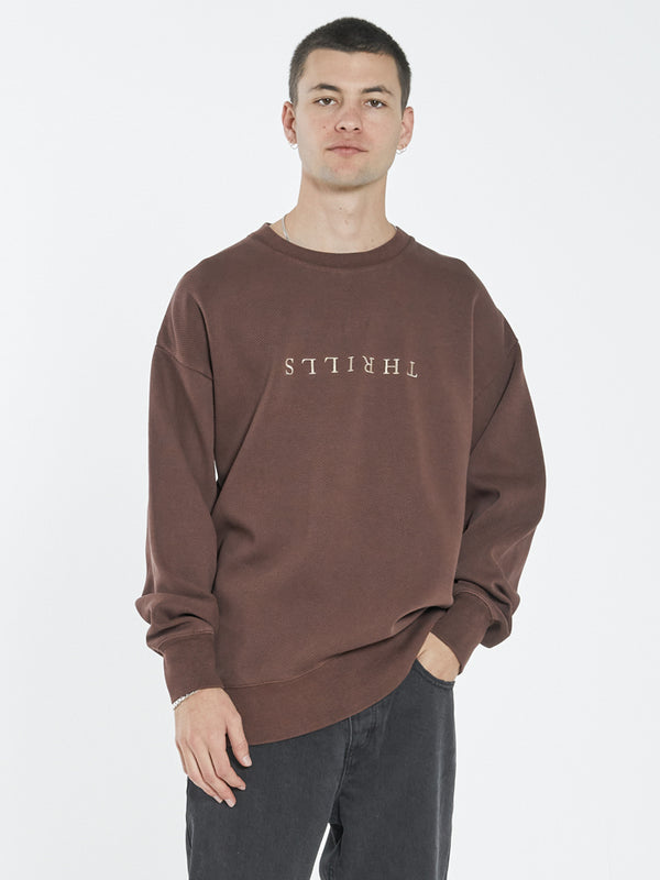 Liste Embro Crew Neck Fleece - Washed Cocoa