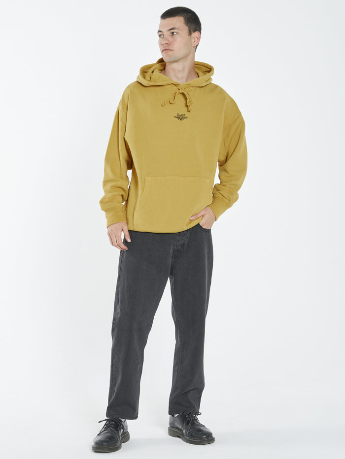 Lords Slouch Pull On Hood - Mineral Yellow