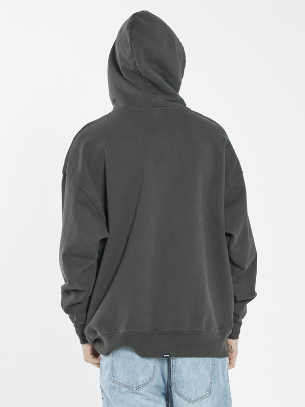 Delirium Slouch Pull On Hood - Oil Green