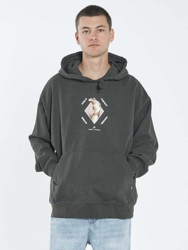 Delirium Slouch Pull On Hood - Oil Green