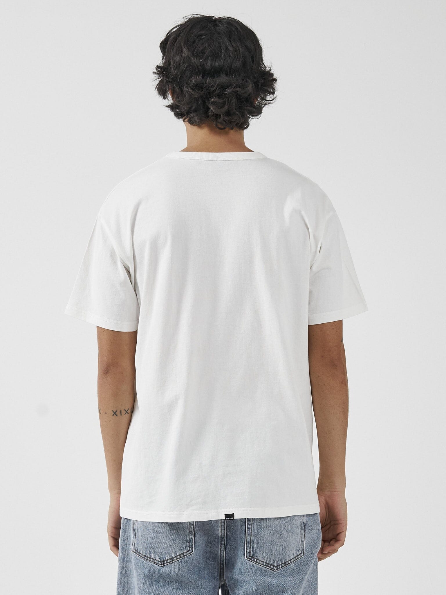 Thrills Workwear Box Fit Tee - Dirty White