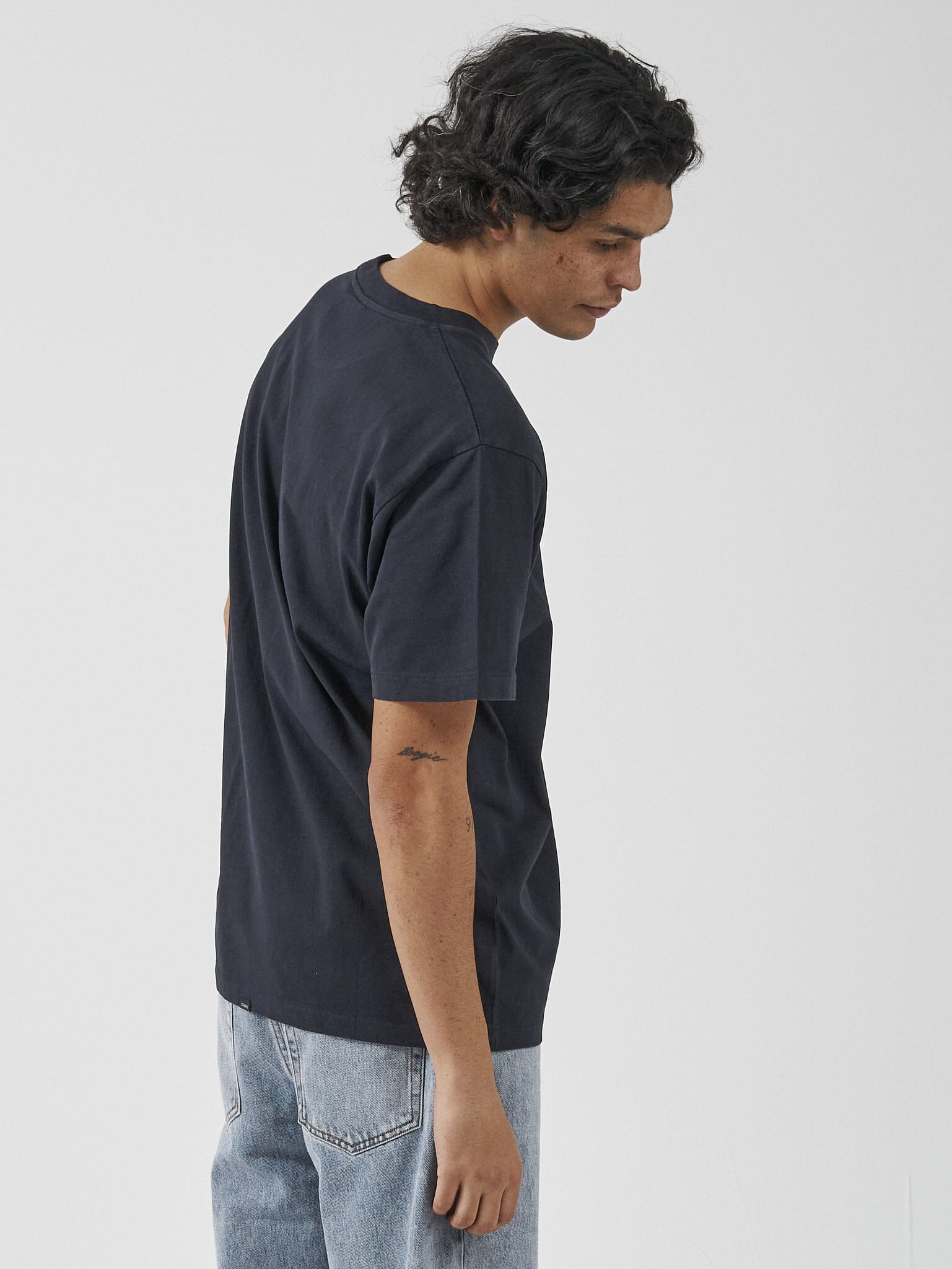 Initiation Meltdown Merch Fit Tee - Dark Navy | Thrills Co.